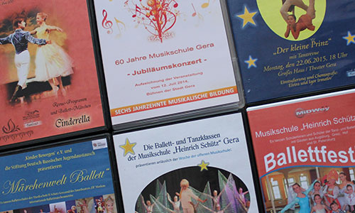 Veranlassung von Videodrehs und DVD-Produktionen